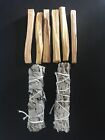 6 Palo Santo Wood   2 White Sage Smudge Sticks  Cleansing Negativity Removal
