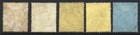 Hong Kong 1912-15 Canton 1c To  1 Z222-z233 Used Cat   80