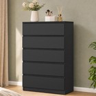 Modern Chest Of Drawers 40   Tall 5 Drawer Dresser For Bedroom Storage Organizer