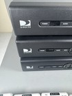 Lot Of 3 Directv D12-100 Satellite Receivers   4 Remotes   Cables  untested 