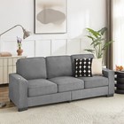 83 86   3 Seater Sofa Couch Loveseat Sofa Upholstered Sofa Couch For Living Room