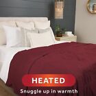 Heated Blanket Cabernet 12-heat Settings Auto Off Machine Washable - King