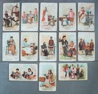 13 Antique 1892 Singer Sewing Machine Advert Cards China Japan Zululand India   