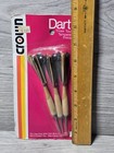 1975 Nos Vintage Crown 3 Wooden Tournament Darts Wood Dart Set 