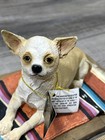 Chihuahua Figurine White-tan Mydog