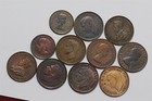               Australia Half Penny   Penny Pre-decimal Coins Lot B55  37 Xr41