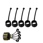 1pc Silicone Hand Grip Device Finger Strengthener Hand Exerciser  black 
