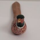 Vintage Wooden Pheasant Letter Opener Hand Painted Bird