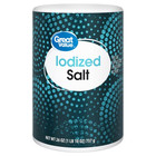  12 Pack  Great Value Iodized Salt  26 Oz