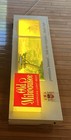 Rare Vtg 1963 Old Milwaukee Beer 3d Fishing Lake Scene Bar Light Clock Sign      