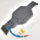Fanrc Rc10 Carbon Tub Chassis  Woven Graphite Also Fits Rc10 4wd Fr-008