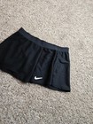 Nike Court Victory Skirt Large Girls Black Tennis Dri-fit Stretch Lined Nwt