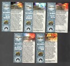 1993 Star Trek Master Series 5-card Spectra Insert Set Trading Cards