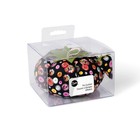 Dritz Tomato Pin Cushion  4-3 4  Extra-large Sewing Black Button Print 
