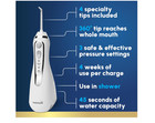 Waterpik Cordless Advanced 2 0 Water Flosser White Wp-580  Packaging May Vary