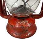Vtg Dietz Junior Red Kerosene Lantern No  20 Original Globe Amazing Patina Lamp