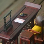 Mini Furniture Model Mahogany Mini Furniture Solid Wood Miniature Study