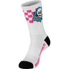 Powell Peralta Skateboards Cotton Socks Ripper Checker Stripes Blue pink white 