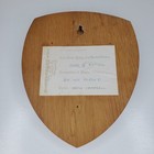 Scotland Clan Campbell Family Crest Plaque Tartan Plaid Oak Wood Coat Of Arms