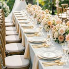 180pc Gold Heavy Duty Plastic Silverware Set Serves 60 Wedding Party