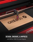 Omtech 100w 24x40 Co2 Laser Engraver Cutting Machine With Basic Accessories Pack