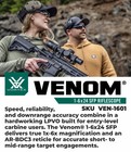 Vortex Optics Venom 1-6x24 Sfp Ar-bdc3 Riflescope Ven-1601 New In Box