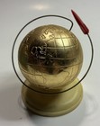 Ussr Vostok Flight Rocket Metal Globe  Soviet Space Souvenir With Box   Cccp