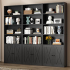 Bookshelf  Industrial Bookshelves And Bookcases With Doors Floor Standing 6 Shel