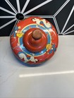 Vintage Large Tin Toy  Spinning Top 12    Tin Toy 1950-60s Ohio Art 