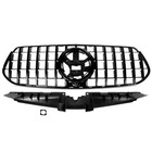  For 2024 Benz W167 Gle350 Gle450 Gle580 Gle53amg Gt R Front Grille Glossy Black