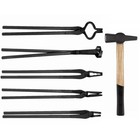Bladesmith Knife Making Tongs Set   1 0kg Blacksmith Hammer For Forge Anvil Vise