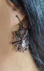 Halloween Earrings - Spider - Skeleton - Web