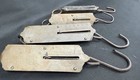 Lot Of 4 Antique Chatillon Sargent Brass Hanging Spring Balance Scales 1867 Pat