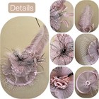 Tea Party Fascinator Women Hair Clip Hat Bowler Feather Flower Veil Wedding