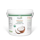 Organic Virgin Coconut Oil 128 Fl Oz - Raw  Unrefined  Cold Pressed - Ideal For