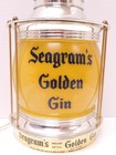 Vtg Seagram s Golden Gin Lighted Bar Sign Lantern Sconce 1970s  2
