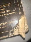 Vintage Curtis Auto Key Code Book Key Cutter 12th 15th Edition Gm Ford Chrysler