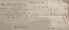 1849 Libertyville Illinois Il  Post Office  Document Horace Butler Chicago Dem 