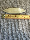 Antique Tatting Bone Shuttle Repousse Victorian Era Lace Tool