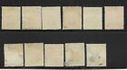 Southern Rhodesia Scott  1- 11 Used 1924 King George V Partial Set To 1sh 6p F v