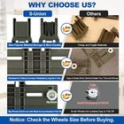 W10350375 Dishwasher Top Rack Adjuster Part For Whirlpool Wdt730pahz0 Upper Rack