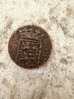 1744 Dutch East India Company Copper Coin - 1st Ny Penny - Shipwreck Sea Salvage