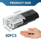 Double-wire Plug-in Connector quick Connect Push-in Lever Wire Connectors 50pcs 