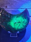 Volcano Agate Crescent Moon   6 Inch   15oz   Natural Polished Crystal Moon Carv