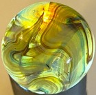 Interesting Transparent Oxblood Oor Swirled Shooter  76 8  Box03 44