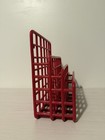 Vintage Yaffa Design Catch All Desk Plastic Storage Organizer Rack 1983 Red Rare