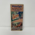 1928 White Eagle Oil Corporation Road Map Of Wyoming South Dakota Rare