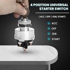 Ignition Switch With Key  4-position Universal Ignition Key Switch 12v For 