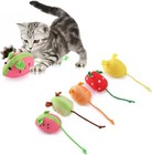 Catnip Cat Mice Toys Interactive Mouse Cat Toy Indoor Adult Cats Kitten Kitty