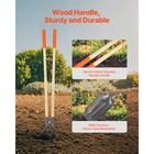 Post Hole Digger With Wood Handle And Scale Markings 57 5  Manual Hole